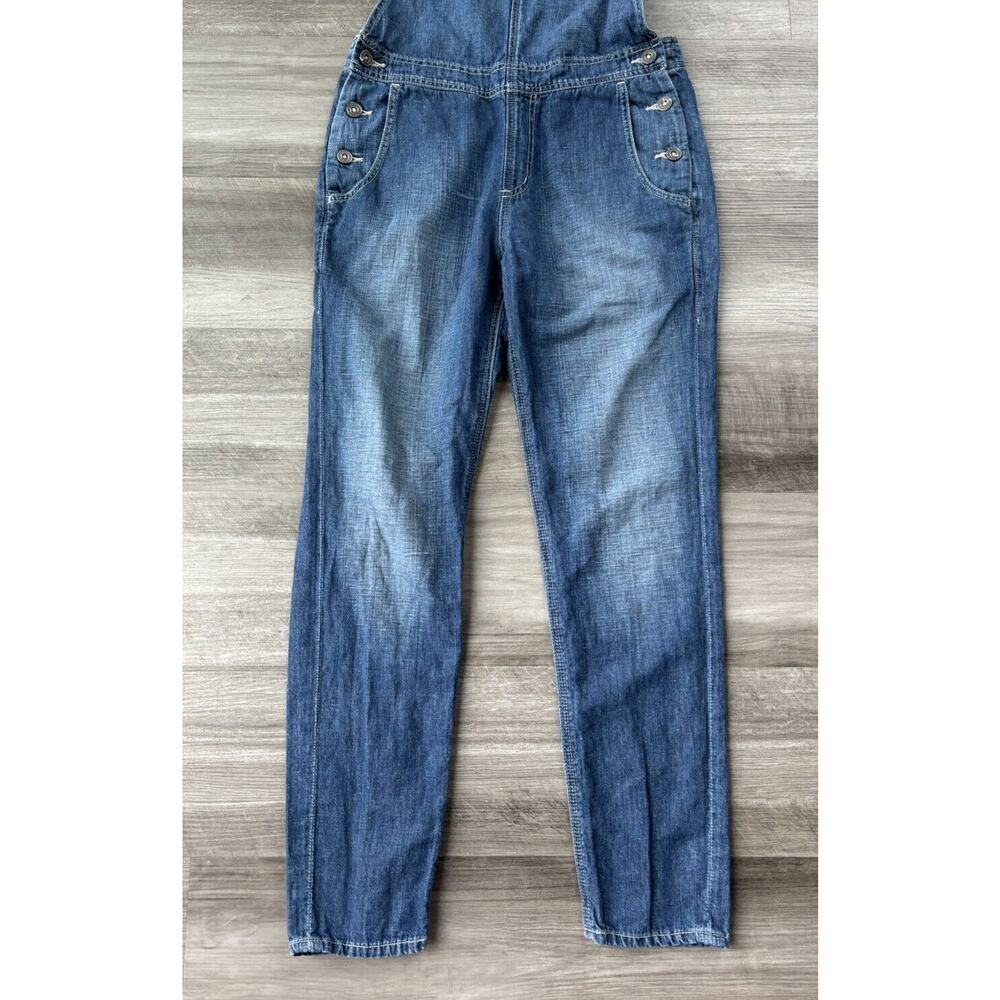 Big Star Womens Overalls Size XS Denim Cotton Linen Blue Jeans Pants - Picture 3 of 9